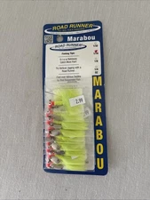 9 Packs Of Roadrunner By BLAKEMORE Marabou Jigs 1/16