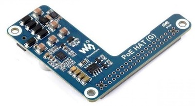 Waveshare Power Over Ethernet HAT G, 5V/5A, IEEE 802.3af/at, für Raspberry Pi 5