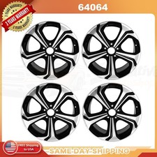 4x New 18 Machined Black Wheel For 2014 2015 Honda Civic Oem Quality Rim 64064
