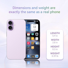 Fake Phone Dummy Prop Decoy Pear Play Non-Working 17 Display Look like Real Pink