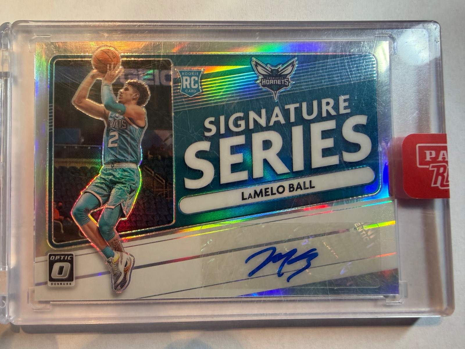 2020-21 Donruss Optic Lamelo Ball Signature Series Auto RC Rookie Holo Silver