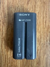 Sony NP-F330 InfoLITHIUM Battery Pack Genuine OEM 7.2V Untested As-Is