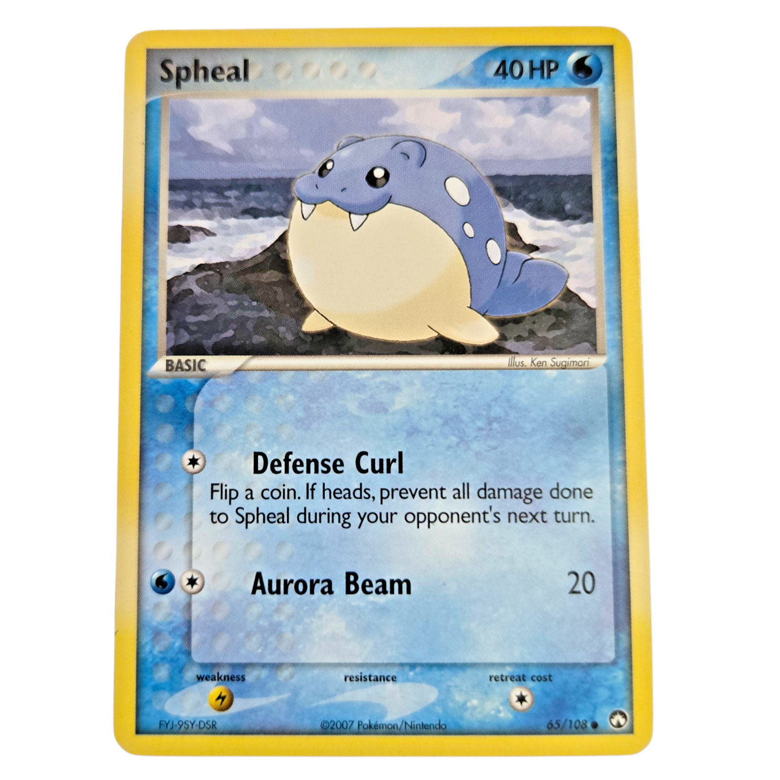 Pokemon Spheal Power Keepers 65/108 Common Water Basic LP