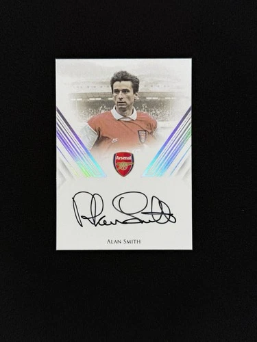 Alan Smith 1/1 on-card auto Diamond 2024-25 Futera Unique Arsenal APGA02