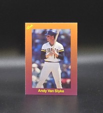 1989 Classic Travel Orange ANDY VAN SLYKE Card #111 Pittsburgh Pirates