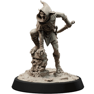 Goblin Rogue   32mm Resin Miniature | D&D 3D Printed Fantasy Figure