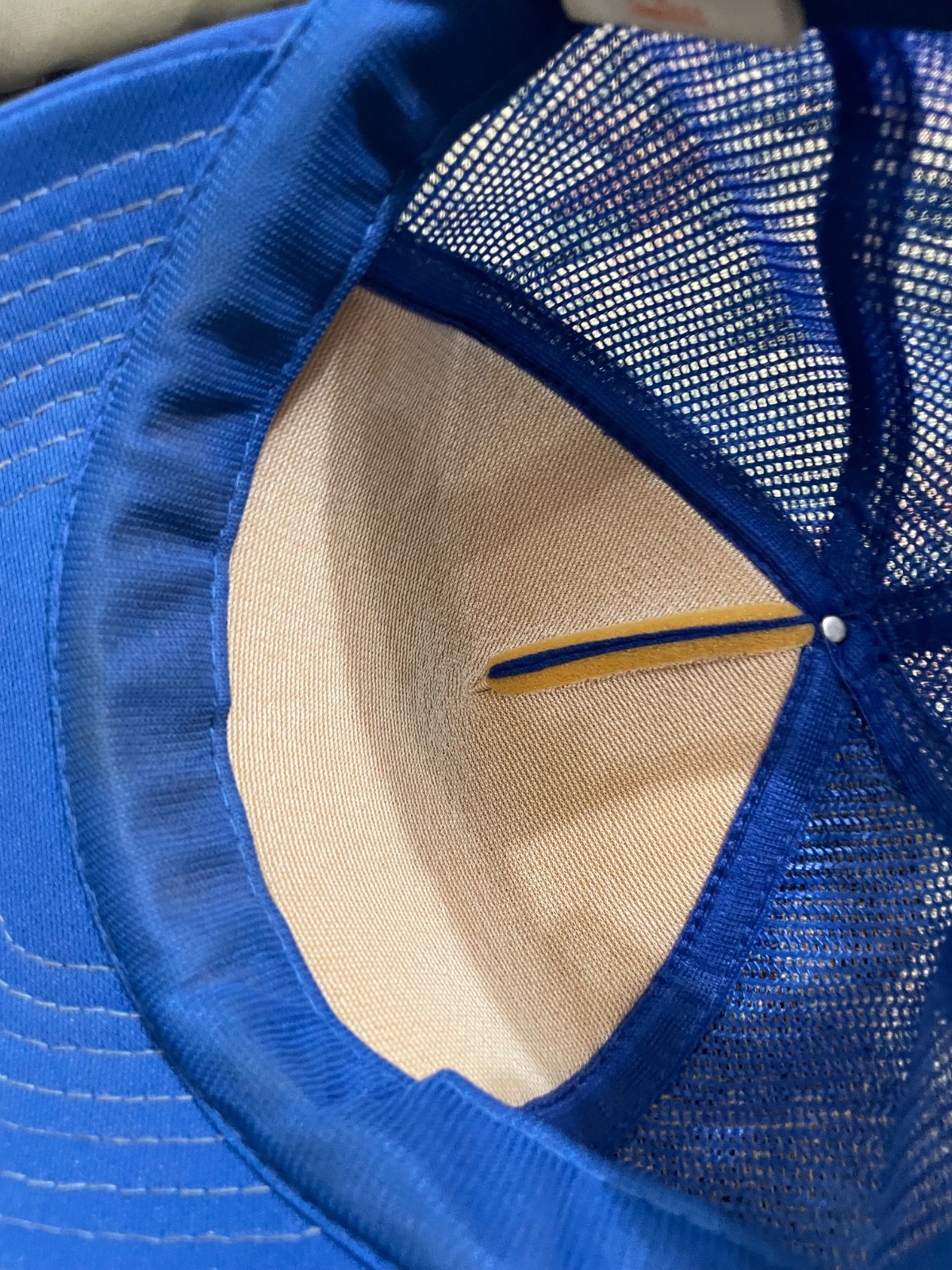 Precision Pump Trucker Baseball Cap Hat Blue Vint… - image 12