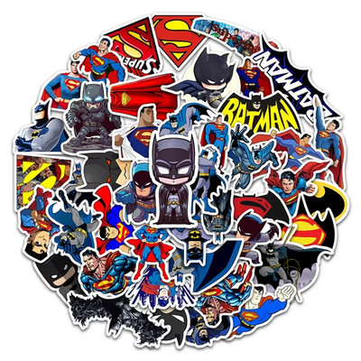45x BATMAN & SUPERMAN Stickers DC Aufkleber Superhelden Comic Sticker Marvel