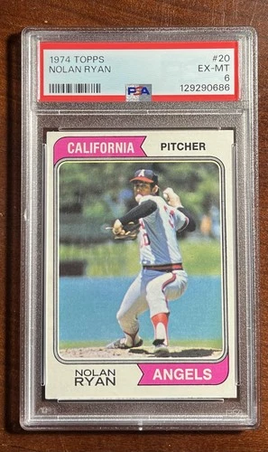 1974 Topps Nolan Ryan🚂PSA 6⚾️EX-MT💎Great Colors🎨CENTERED🎯Vintage🔥Angels