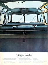 Volkswagen Bus Station Wagon Original 1962 Vintage Print Ad
