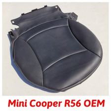Genuine Mini Cooper R56 Driver Bottom Seat Cover Black Vinyl Oem Upholstery Skin