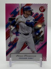 2025 Topps Pristine Nico Hoerner Pink Refractor 1/15 First On Print