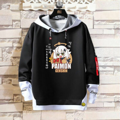 Genshin Impact Cosplay Game Kapuzen Sweatshirt Hoodie pullover Hooded Pulli Coat