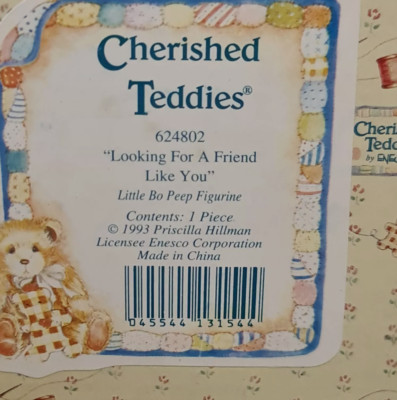 Cherished Teddies 624802 Figur ''LITTLE BO PEEP'' ''Looking For A Friend Like You''