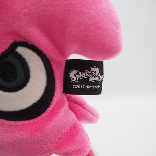 Splatoon Inkling C2906 Pink Squid Sanei 2017 Plush 8" Toy Doll Japan - Picture 6 of 7
