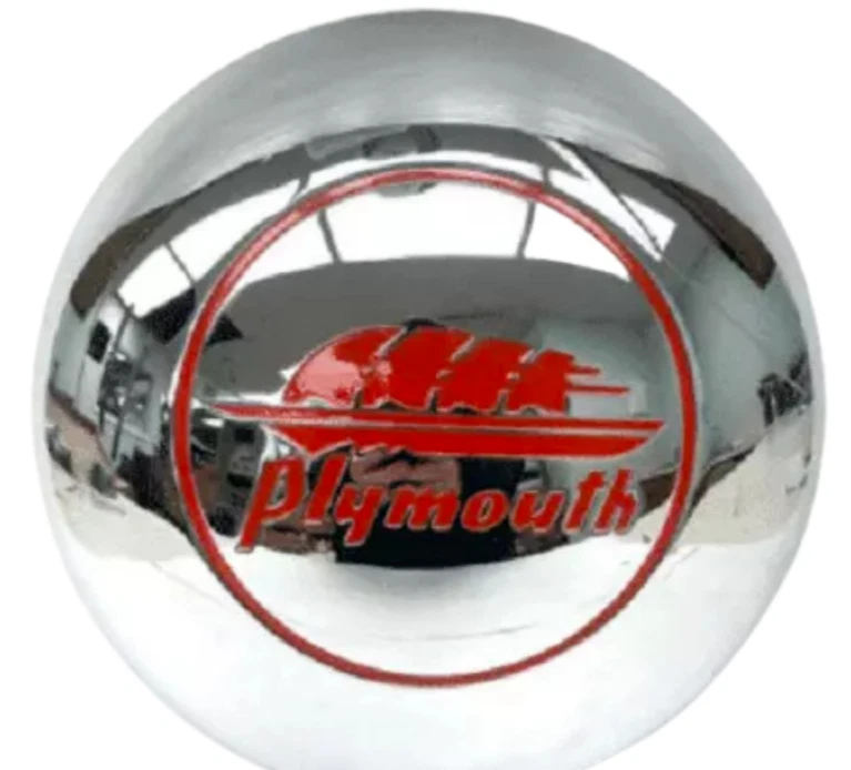Tampa de cubo cromada tampa de roda Plymouth 1941-1942 - Imagem 2 de 4