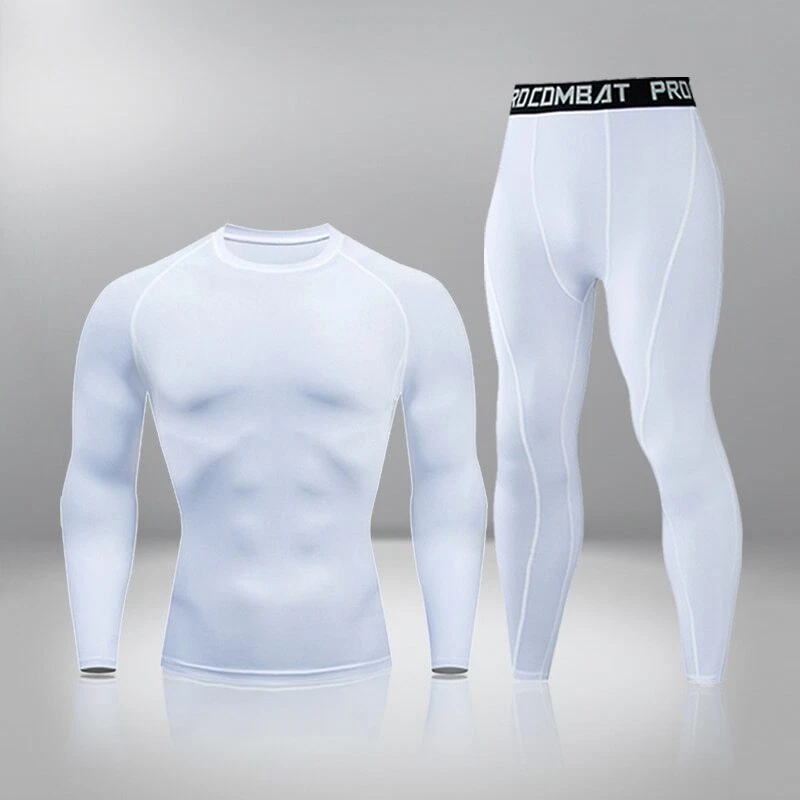 Thermal Underwear Men Warm First Layer Undrewear Set Compression Quick Drying