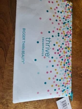 THRIVE Causemetics Makeup Bag Throw Kindness Like Confetti Cosmetic Bag