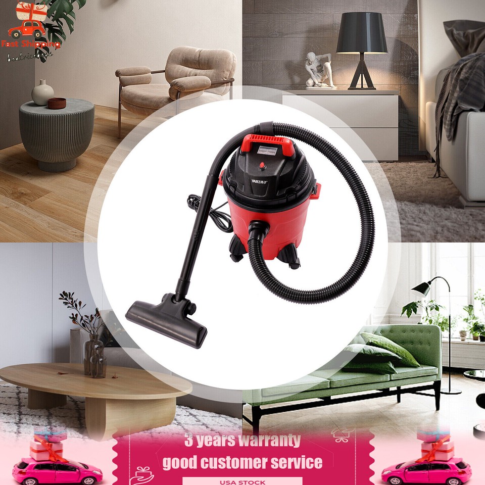Wet Dry Vacuum Small Portable Shop Vac Cleaner Hose Lightweight 4