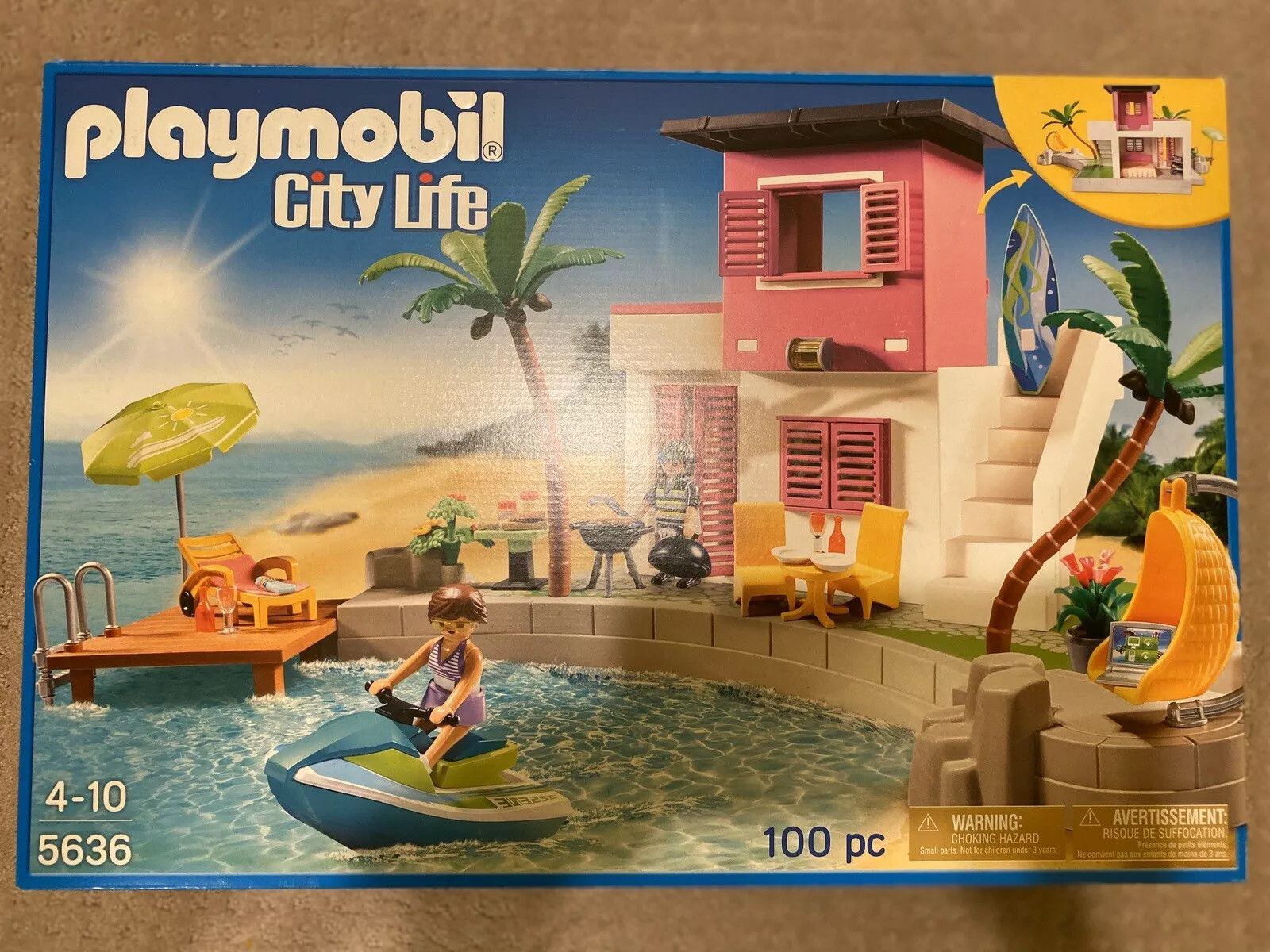 playmobil luxury beach house