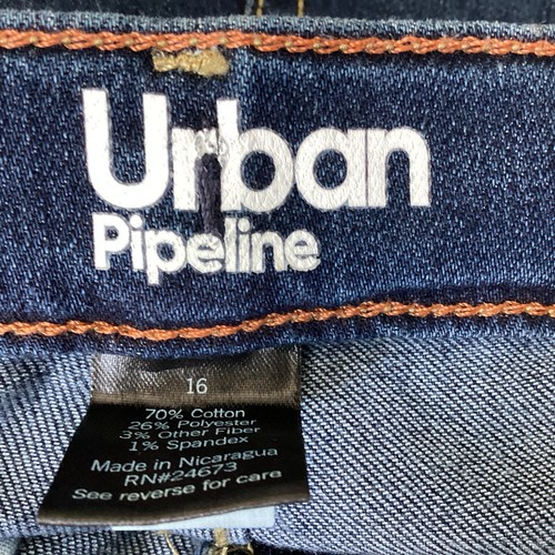 Jeans Youth Urban Pipeline FLEX - Size 16 Reg Slim Fit Dark Blue NWOT - Picture 21 of 24