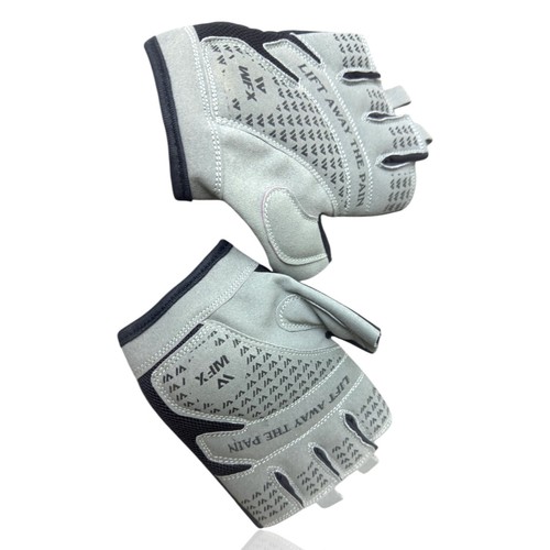 WFX fingerless gloves weight lifting cycling running gloves size S, small - Picture 3 of 5