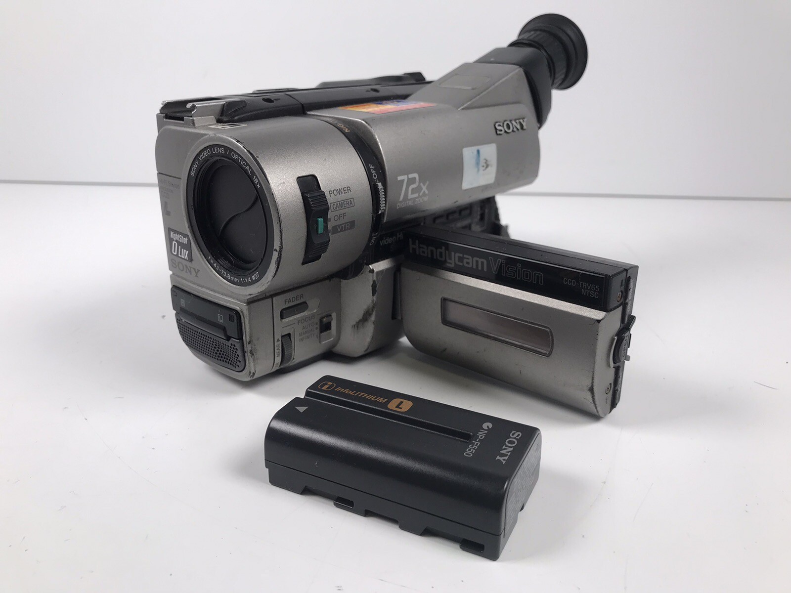 Sony Handycam CCDTRV65 Video Hi8 Camcorder With Nightshot Tested & Works eBay