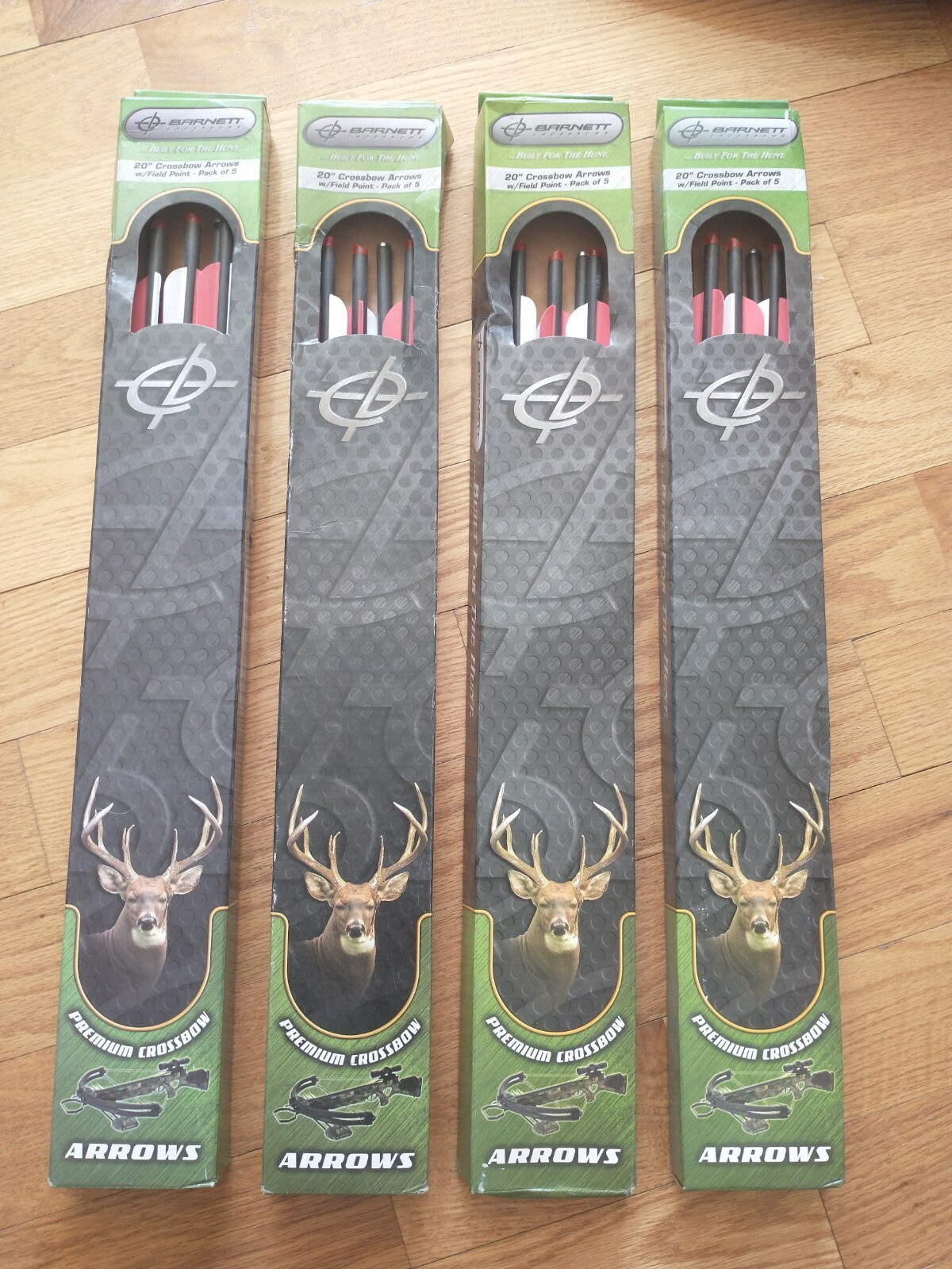 16075 Crossbow 20" Carbon Bolts w/ Field Points & Moon Nocks 1