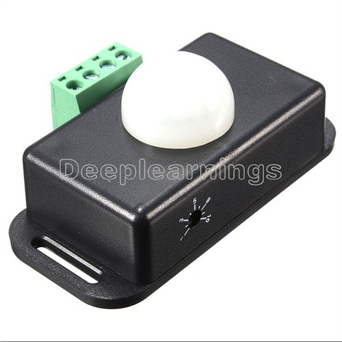 DC 12V-24V 8A Automatic Infrared PIR Motion Sensor Switch For LED light Stylish - Picture 4 of 7