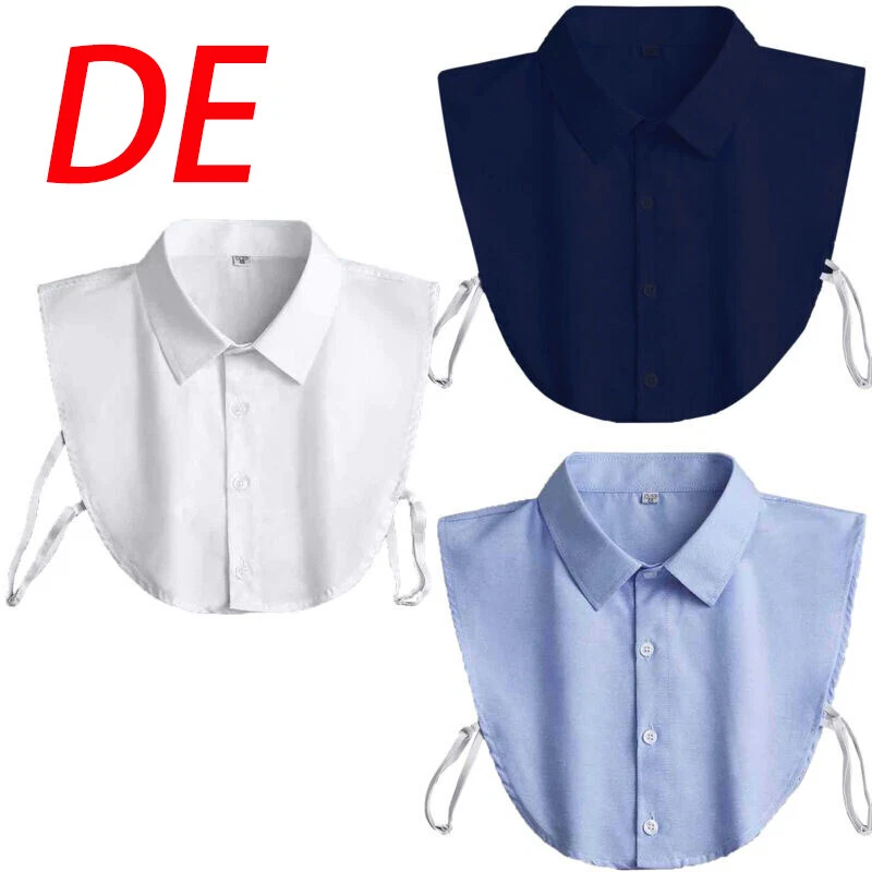 MARKENLOS Fake Kragen Abnehmbare Half Shirt Rever Peaked Decor Büro Formale Falsche,Kragen