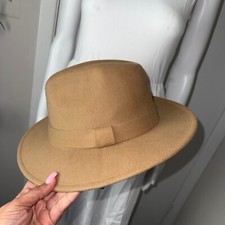 Cupshe Fedora Hat Wide Brim Classic Band Timeless Style Women