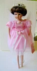 COLLECTIBLE PORCELAIN 13" BALLERINA DOLL BY SHOW  STOPPERS & STAND