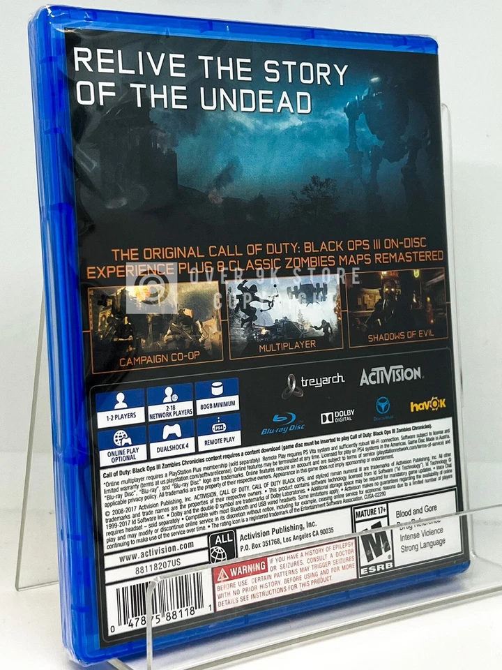 Call of Duty: Black Ops 3 Zombie Chronicles Edition - PS4 - New | Factory Sealed - Image 4 of 4