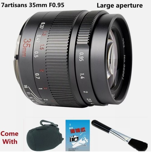 7artisans 35mm F0.95 Portrait Lens For Sony E EF-M M43 Nikon Z Fuji X RF Camera - Picture 13 of 16
