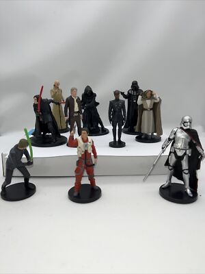 Disney Star Wars The Last Jedi Deluxe PVC Figures Darth Vader Han Solo 