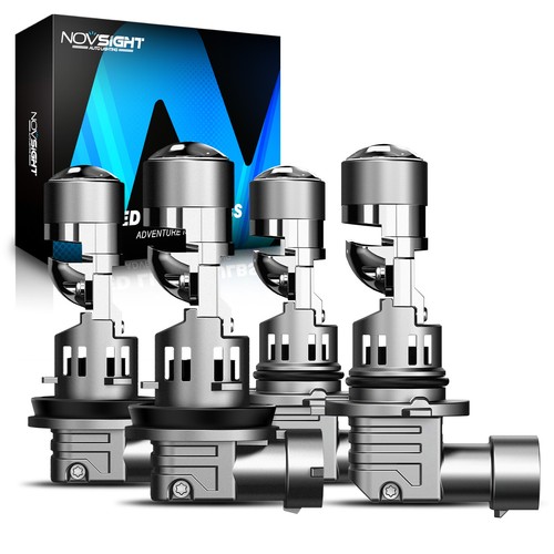 NOVSIGHT 9005 H11 LED Headlight Bulbs High Low Beam Lamp 6500K 17000LM 60W 4pcs - Picture 3 of 16