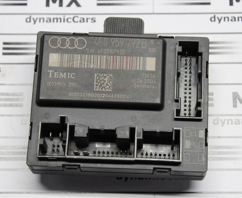 AUDI A6 S6 4F C6 4,2 V8 TÜR STEUERGERÄT STEUERUNG MODUL VORNE RECHTS 4F0959792B