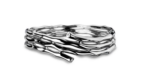 hot diamonds silver bangle