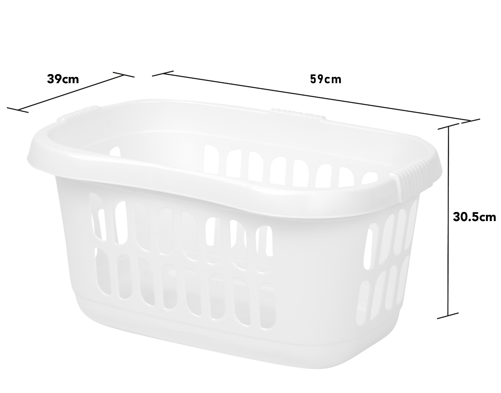 Hipster Laundry Basket White Storage Washing Clothes Linen Home Indoor Outdoor eBay