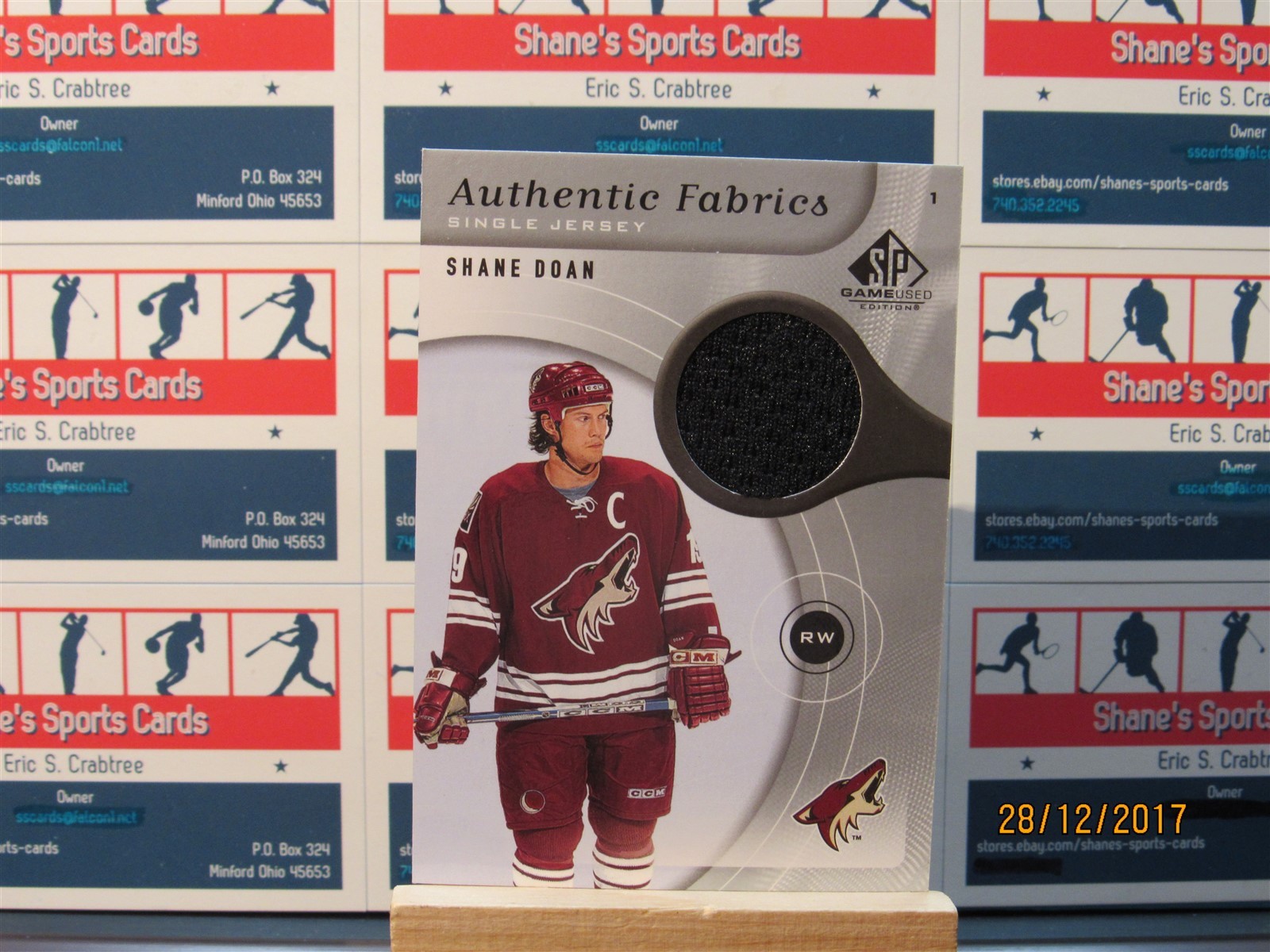2005-06 SP Game Used Authentic Fabrics #AFSD Shane Doan
