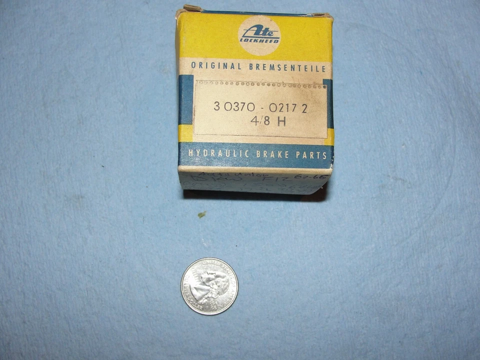 Raro OE ATE#3.0370-0217.2,4/8H 62-66 Auto-Union/DKW F12,62-66 BMW 1500-2000 17mm Foto 2 de 4