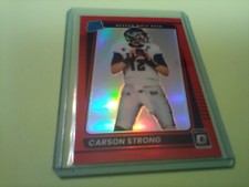 CARSON STRONG 2022 Panini Chronicles Draft Picks 133/149 RED PRIZM PARALLEL