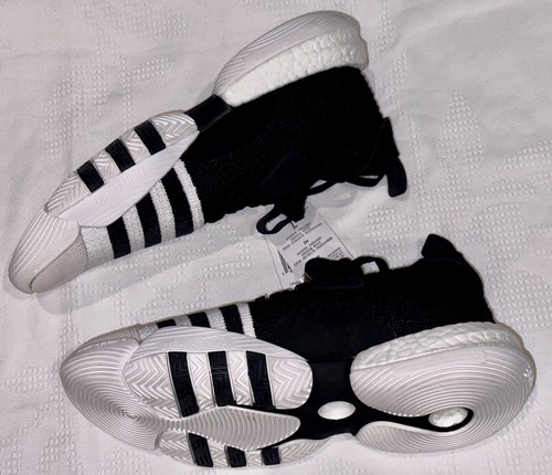 ADIDAS Trae Young 2.0 Knit Black White Basketball Shoes Sneakers Mens 8.5 9 11 - Picture 4 of 11