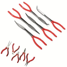 10 PC Pliers Set-Long Nose Pliers & Precision Mini Pliers
