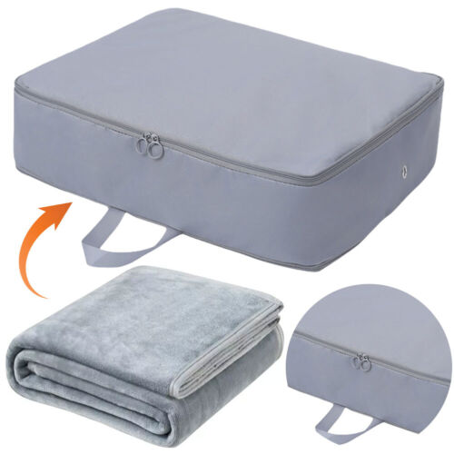 Compression Packing Cubes with Zipper Comforter Storage Bags Closet Organizers - Picture 9 of 9