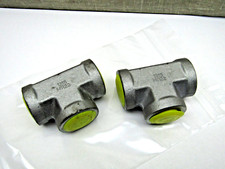 (Lot of 2) Parker 1215 M1122 Tee Hydraulic Fitting