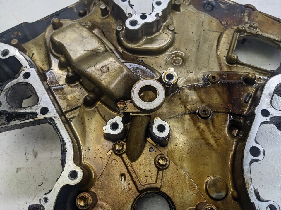 2006 LEXUS GS300 3.0 V6 PETROL ENGINE TIMING CHAIN COVER HOUSING OIL PUMP COVER - Image 2 of 4