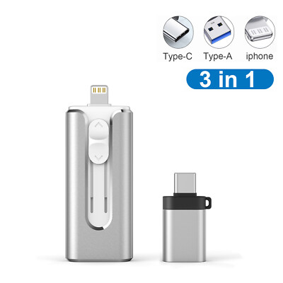 KOOTION High Speed USB 3.0 128GB Type-C Flash Drive Memory Transit up to 100MB/S
