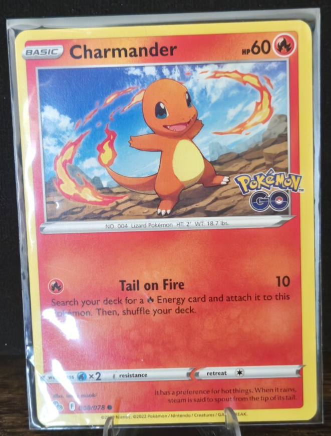 charmander pokemon go card - 008/078 - Listed cards may have imperfections. Authentic Charmander Pokémon GO Trading