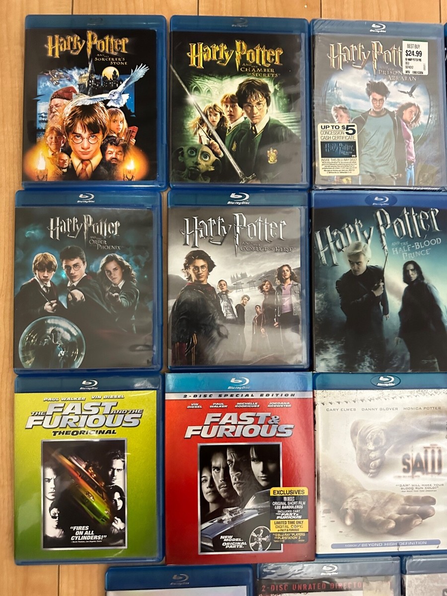 Disney Blu-ray DVD Collection 19 Harry Potter Fast & furious